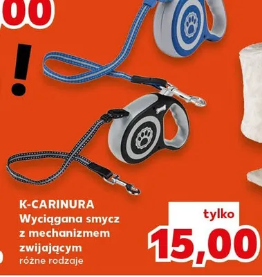 Wyciągana smycz z mechanizmem zwijającym różne rodzaje promocja w Kaufland
