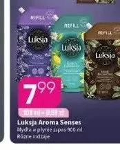 Mydło w płynie zapas Luksja Aroma Senses promocja w Drogerie Koliber