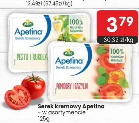 Serek kremowy Apetina promocja w Market Point