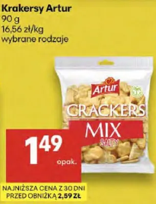 Krakersy mix promocja w Delikatesy Centrum