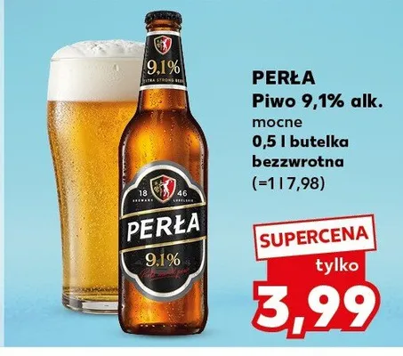Piwo 9,1% alk. mocne promocja w Kaufland