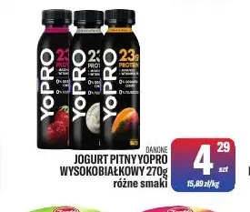Jogurt pitny YoPro wysokobiałkowy Danone promocja w Tomi Markt