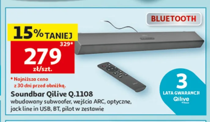 Soundbar Qilive Q.1108 promocja w Auchan