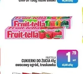 Cukierki do żucia owocowy ogród Fruit-tella promocja w Tomi Markt