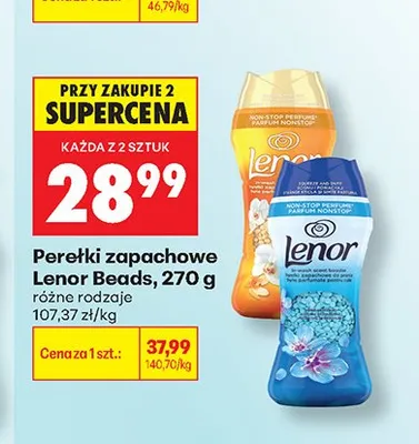 Perełki zapachowe Lenor Beads Fresh promocja w Biedronka