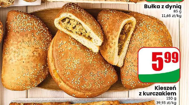 Kieszeń z kurczakiem promocja w Dino
