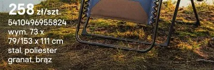 Leżak stalowy promocja w Castorama