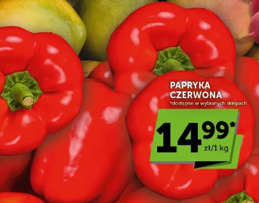 Papryka czerwona promocja w Euro Sklep