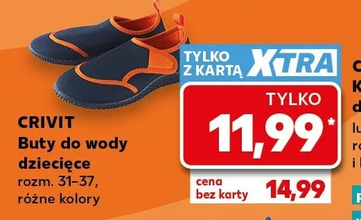 Buty do wody dziecięce Crivit promocja w Kaufland
