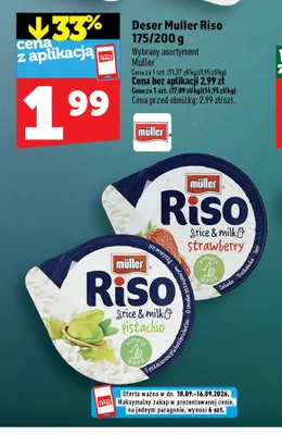 Deser Muller Riso pistacja promocja w TOPAZ