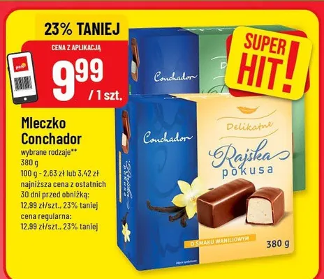 Mleczko Conchador wybrane rodzaje promocja w POLOmarket