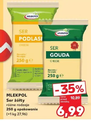 Ser żółty różne rodzaje promocja w Kaufland