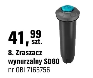 Zraszacz wynurzalny SO80 promocja w OBI
