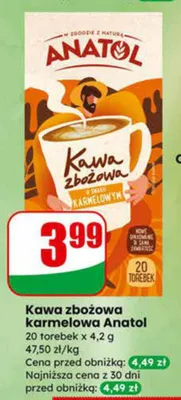 Kawa zbożowa karmelowa  promocja w Dino