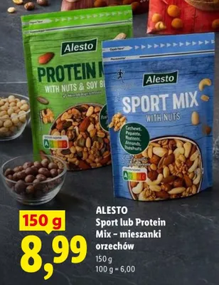 Sport lub protein mix - mieszanki orzechów promocja w Lidl