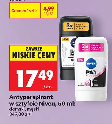 Antyperspirant w sztyfcie damski promocja w Biedronka