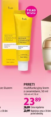 Krem multifunkcyjny z ceramidami promocja w Hebe