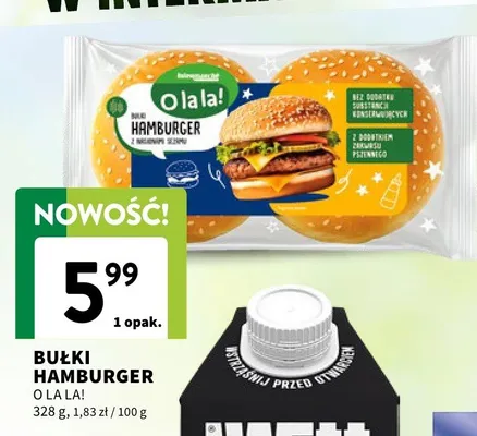Bułki hamburger promocja w Intermarche