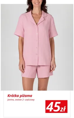 Krótka piżama Janina promocja w KiK