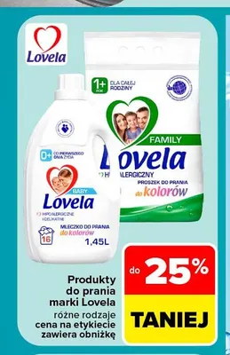 Produkty do prania Lovela promocja w Carrefour Market