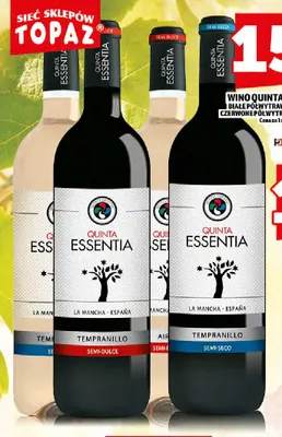 Wino białe Quinta Essentia półsłodkie promocja w TOPAZ