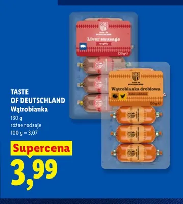 Wątrobianka Taste of Deutschland promocja w Lidl