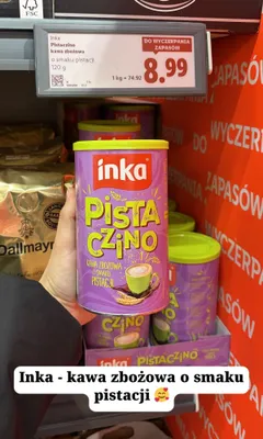 Kawa zbożowa o smaku pistacji Inka Pistaczino promocja w Lidl