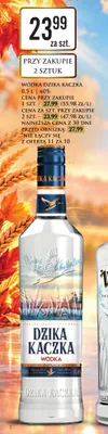Wódka Dzika Kaczka promocja w Dino