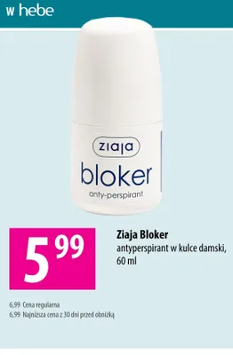 Antiperspirant Bloker w kulce damski promocja w Hebe