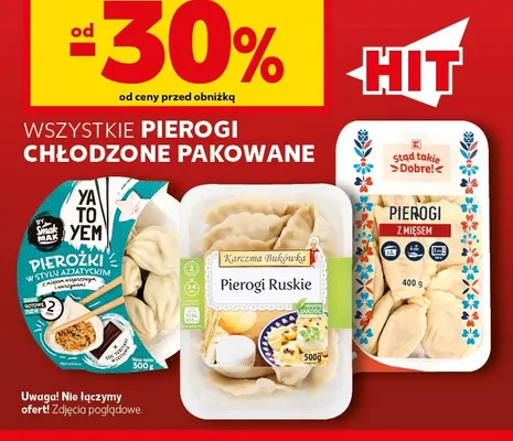 Pierogi chłodzone pakowane promocja w Kaufland