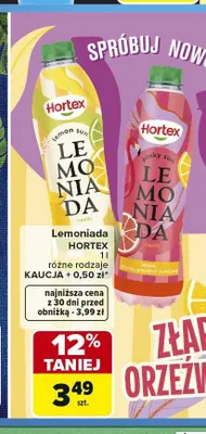 Lemoniada Hortex promocja w Carrefour