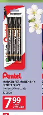 Marker permanentny PENTEL 3szt. promocja w Selgros