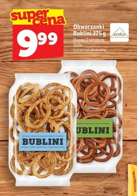 Obwarzanki Bublini classic Sofio promocja w TOPAZ