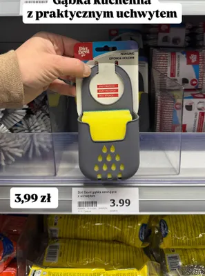 Gąbka kuchenna z uchwytem promocja w Action