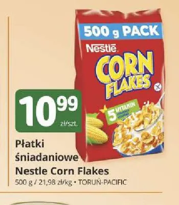 Płatki śniadaniowe Corn Flakes Nestlé promocja w Marketvita