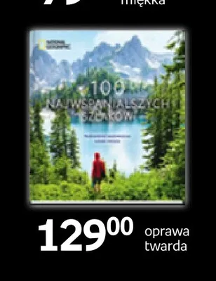 Książka 100 najwspanialszych szlaków oprawa twarda promocja w Empik