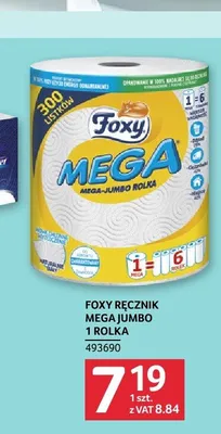 Ręcznik papierowy Foxy Mega Jumbo promocja w Selgros
