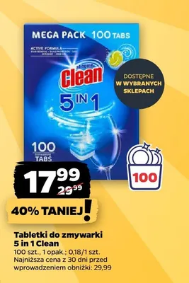 Tabletki 7w1 do zmywarki Domol promocja w Netto