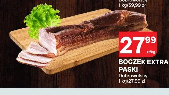Boczek extra paski Dobrowolscy promocja w Chorten