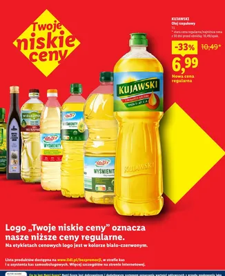 Olej rzepakowy promocja w Lidl