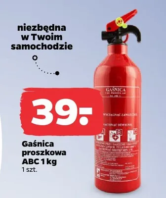 Gaśnica proszkowa ABC promocja w Netto