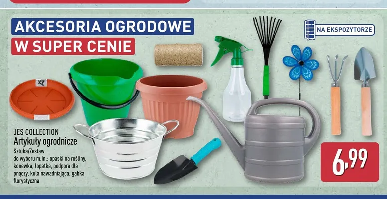 Artykuły ogrodnicze JES COLLECTION promocja w Aldi