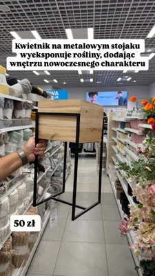 Kwietnik na metalowym stojaku promocja w Pepco