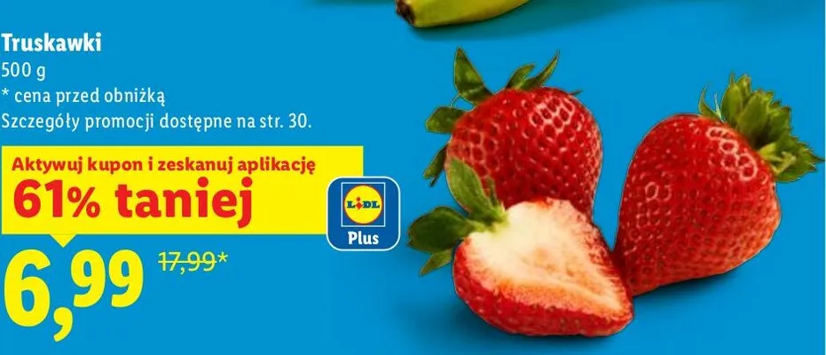 Truskawki promocja w Lidl