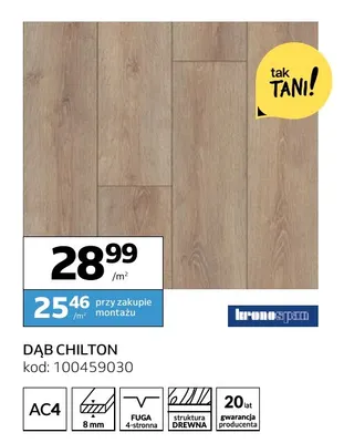 Panele podłogowe dąb Chilton Kronospan promocja w Komfort