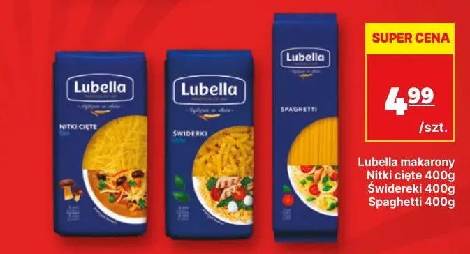 Makaron Lubella nitki cięte promocja w API Market