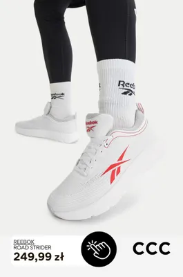 Buty sportowe Reebok Road Strider promocja w CCC
