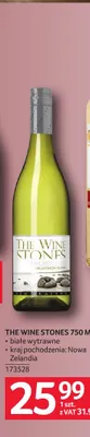 Wino białe The Wine Stones wytrawne promocja w Selgros