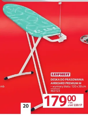 Deska do prasowania Leifheit Airboard Premium M promocja w Selgros