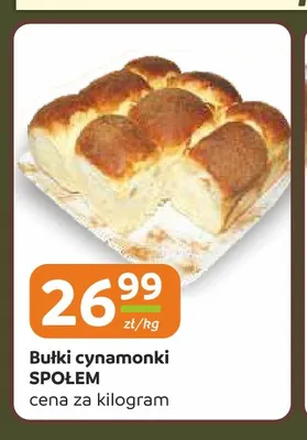 Bułki cynamonki Społem promocja w Społem Częstochowa
